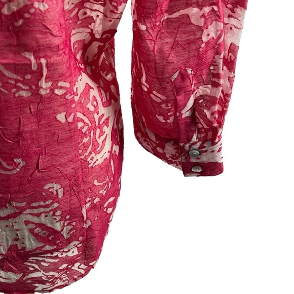 Chicos linen blend blouse jacket size 1 - Picture 5 of 11